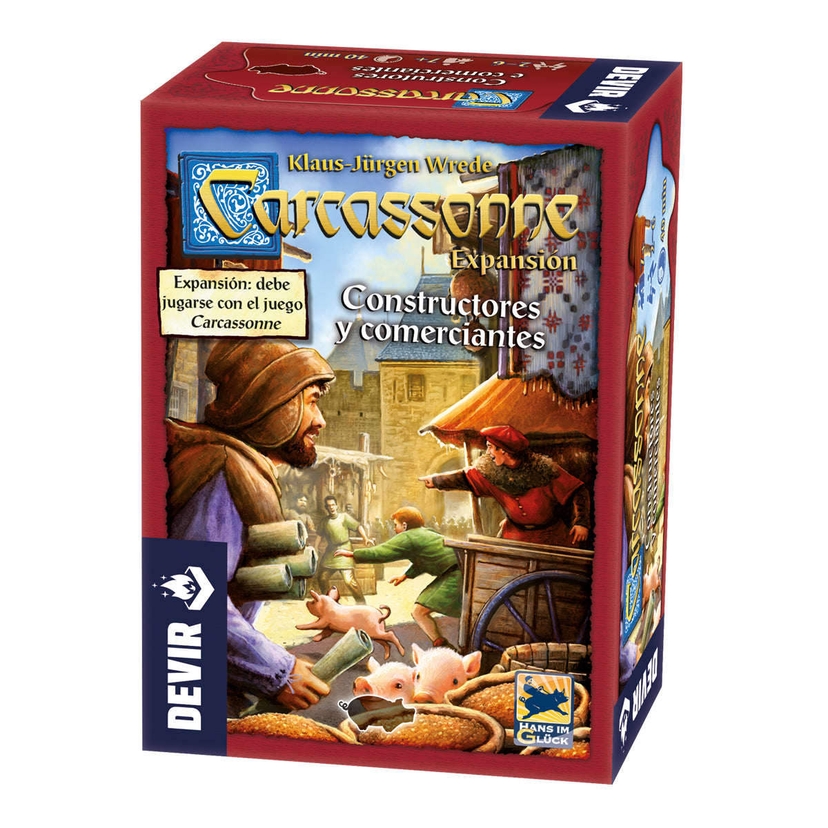 Carcassonne: Constructores y Comerciantes (2da edicion)