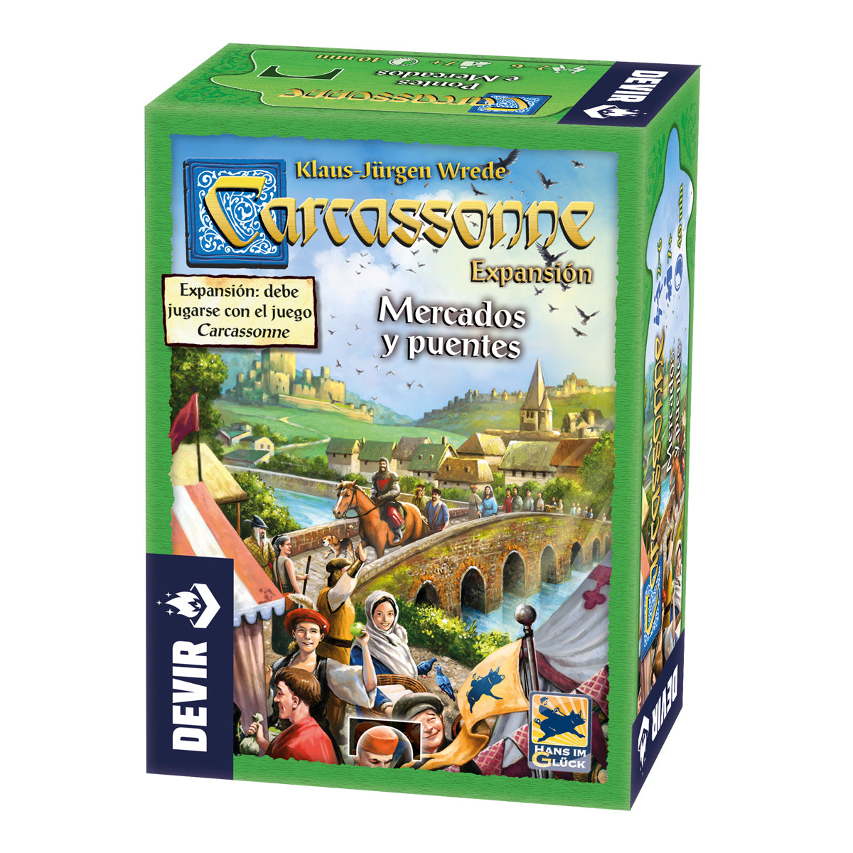 Carcassonne: Mercados y Puentes (2da Edición)