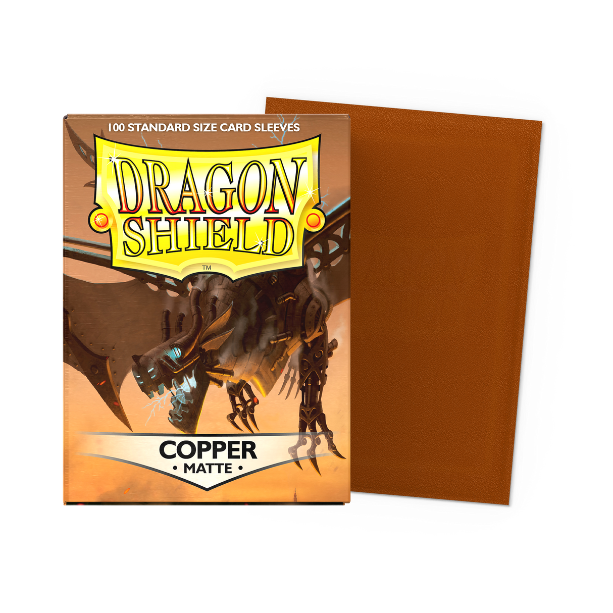 Protector de cartas Dragon Shield 100 - Standard Matte Coper