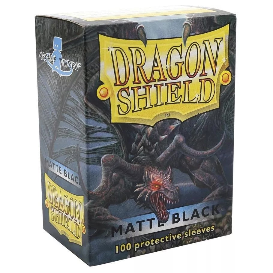 Protector de cartas Dragon Shield 100 - Standard Matte Black